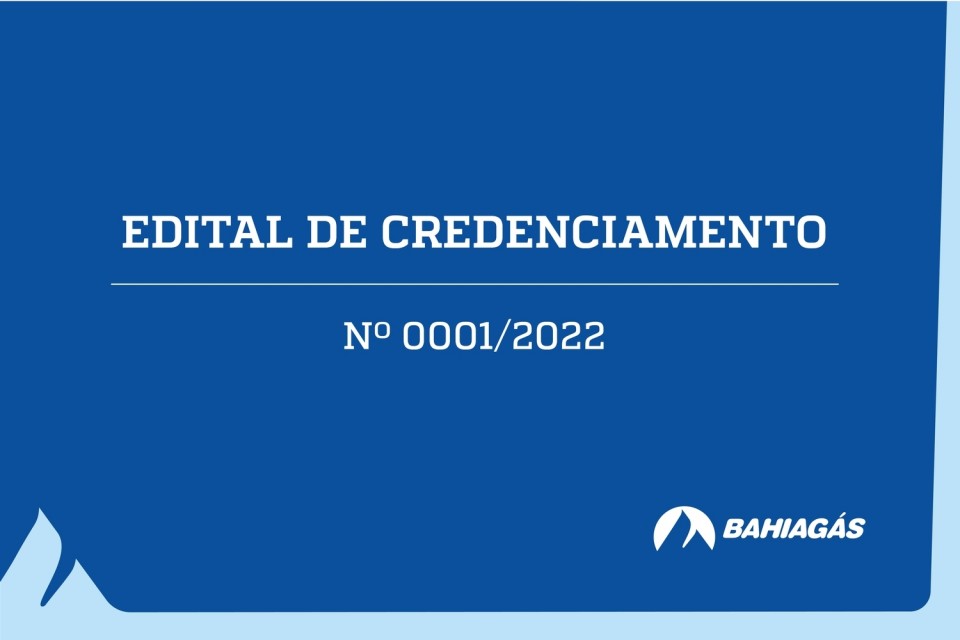 Edital de Credenciamento n&ordm; 0001/2022