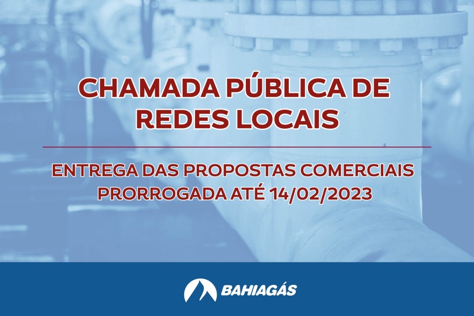 Chamada P&uacute;blica de Redes Locais 2022