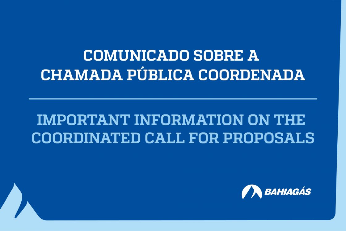 Comunicado sobre a Chamada P&uacute;blica Coordenada