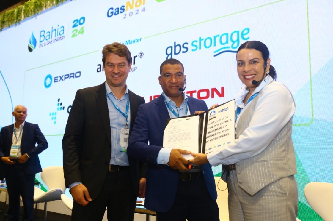 Bahiag&aacute;s e Embasa firmam protocolo de inten&ccedil;&otilde;es para gera&ccedil;&atilde;o de bioenergia
