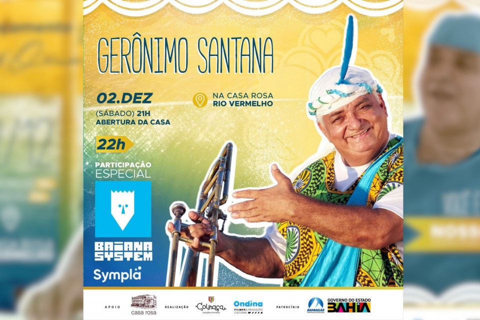 Agenda Cultural: um final de semana de patroc&iacute;nios Bahiag&aacute;s