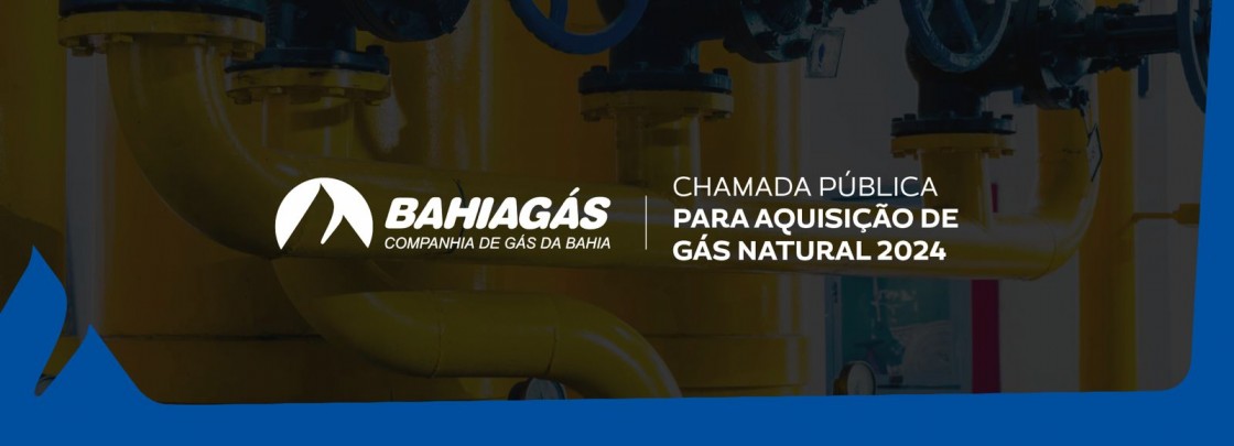 Chamada P&uacute;blica para aquisi&ccedil;&atilde;o de G&aacute;s Natural - 2024