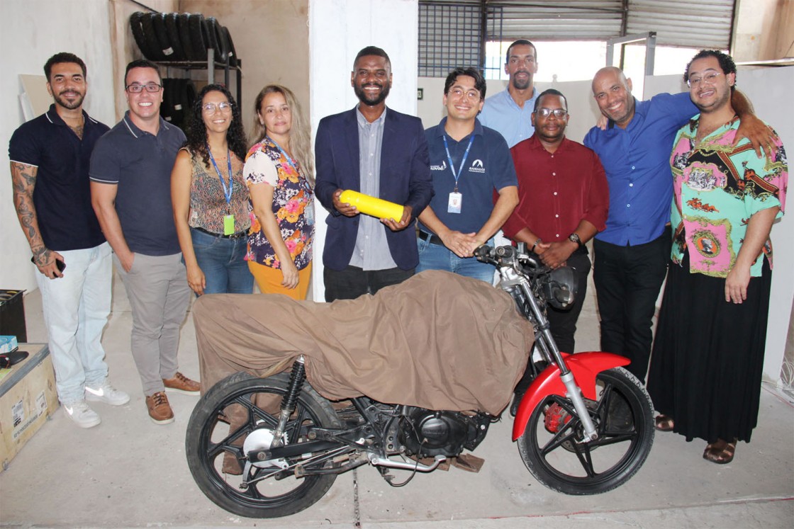 Startup vencedora do desafio Bahiag&aacute;s cria prot&oacute;tipo de kit g&aacute;s para moto