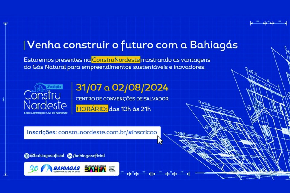Em sua segunda edi&ccedil;&atilde;o, Bahiag&aacute;s patrocina a ConstruNordeste