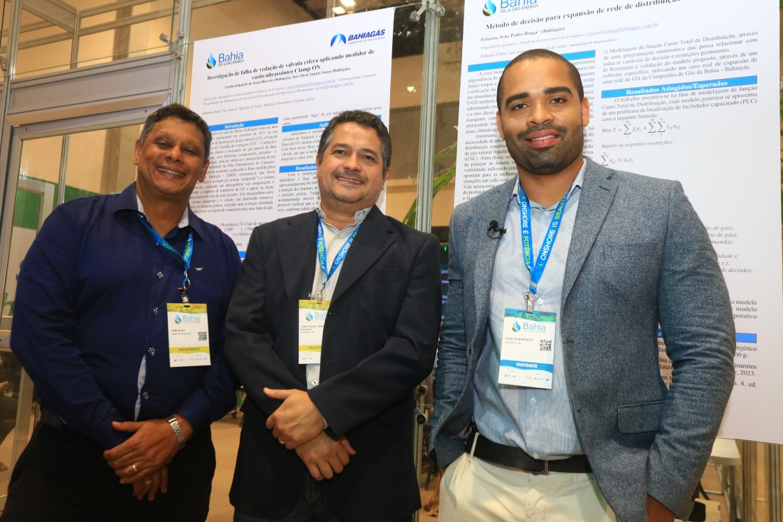 Colaboradores da Bahiag&aacute;s apresentam trabalhos t&eacute;cnicos no Bahia Oil &amp; Gas